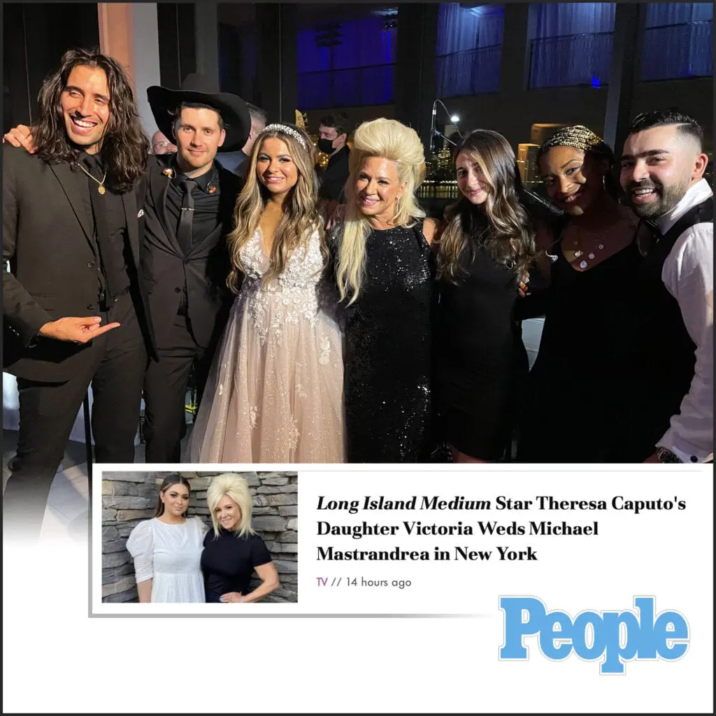 Wedding Band and Long Island Medium's Theresa Caputo in PEOPLE Magazine | Elegant Music Group