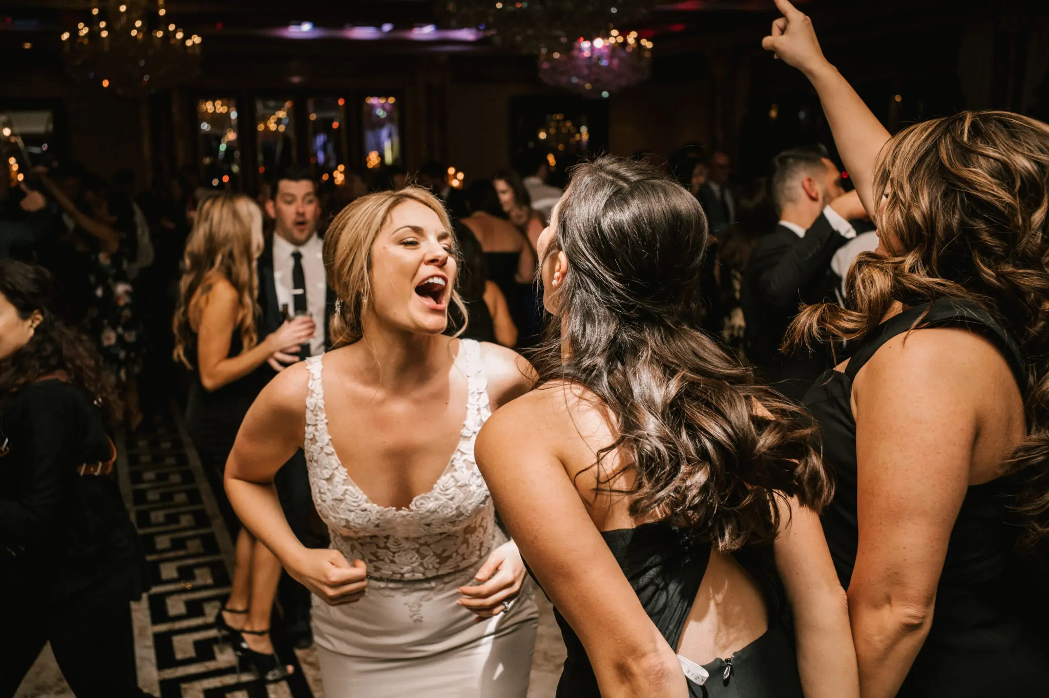 An Elegant Music Group Dance Floor at Seasons | Elegant Music Group
