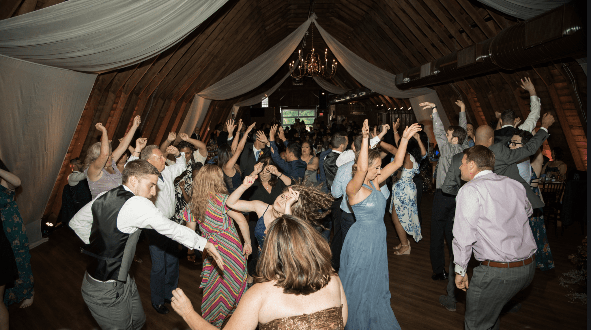 Dancers at Perona Farms event venue.