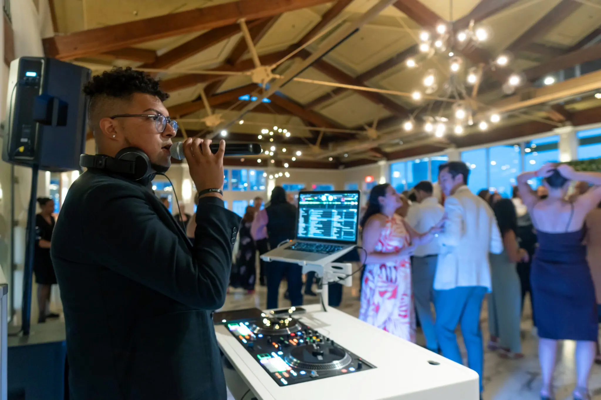 Event Host and DJ Jony Rahat at The Liberty House in Jersey City, NJ | Elegant Music Group