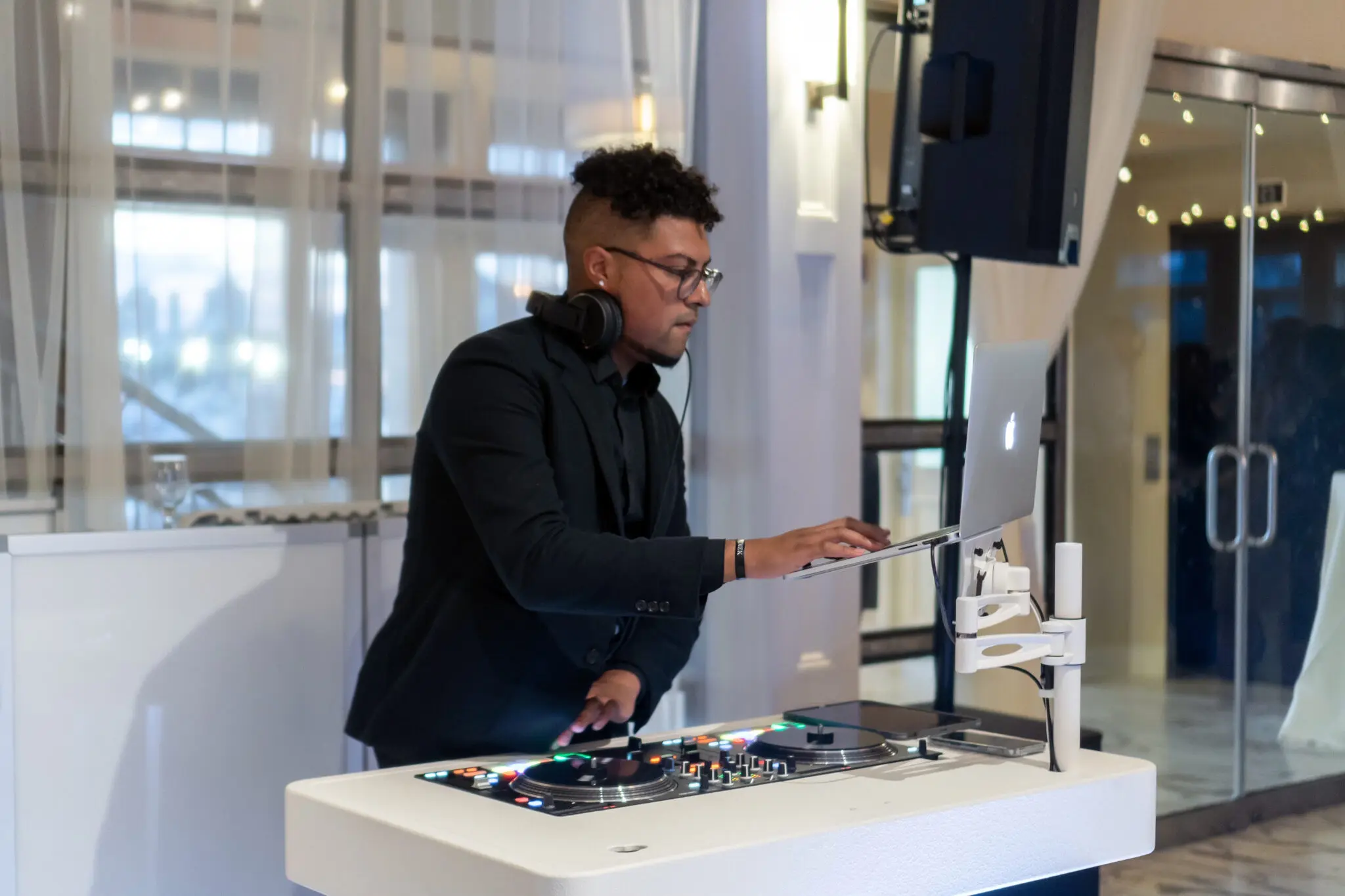 Event Host and DJ Jony Rahat at The Liberty House in Jersey City, NJ | Elegant Music Group