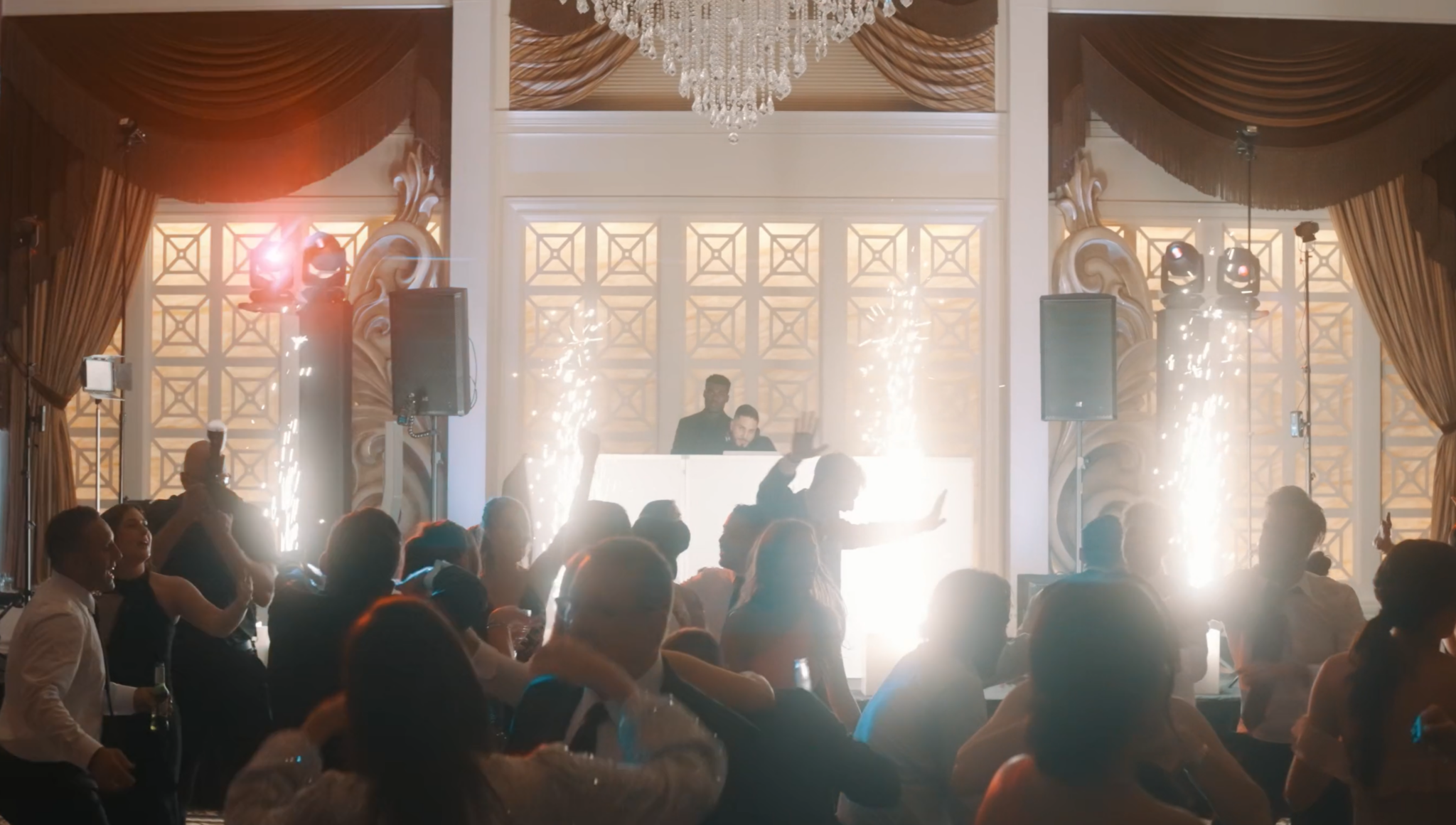 Wedding dance floor at the Venetian in Garfield, NJ | Elegant Music Group