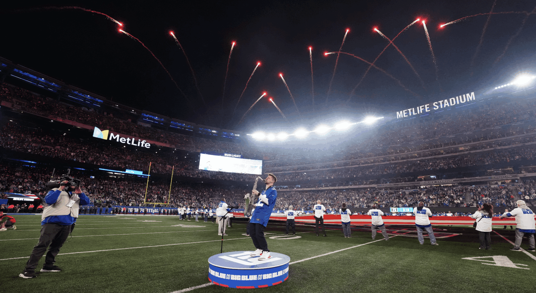 From the Field to the Spotlight: EMG Saxophonist Matt Berman Performs the National Anthem at MetLife Stadium headshot